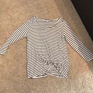 Half sleeve stripped shirt